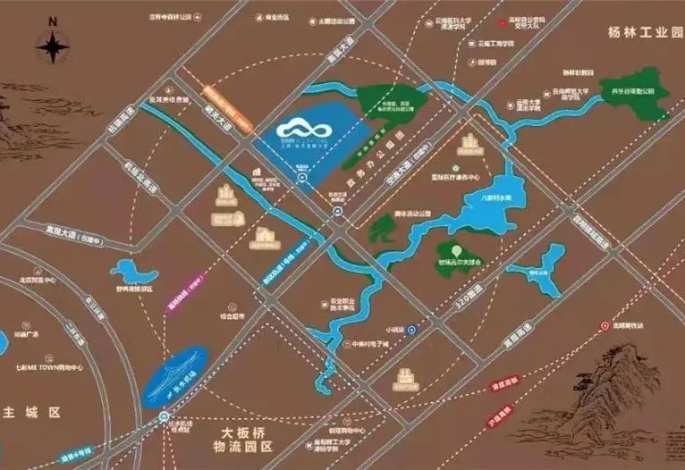 昆明市官渡區(qū)哨關大道小哨依云國際社區(qū)云海天城小學建設項目